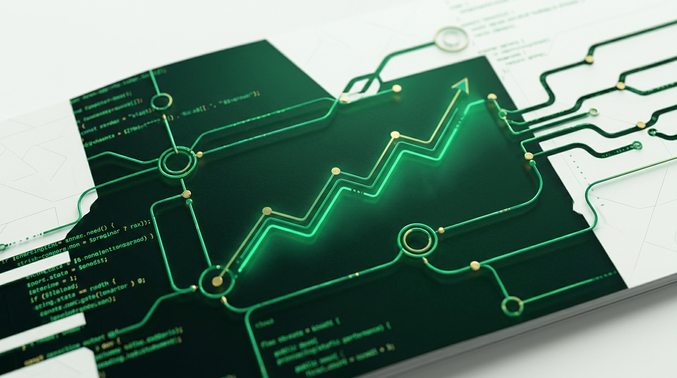 Representação visual de APIs conectando diferentes sistemas de gestão de riscos e compliance.