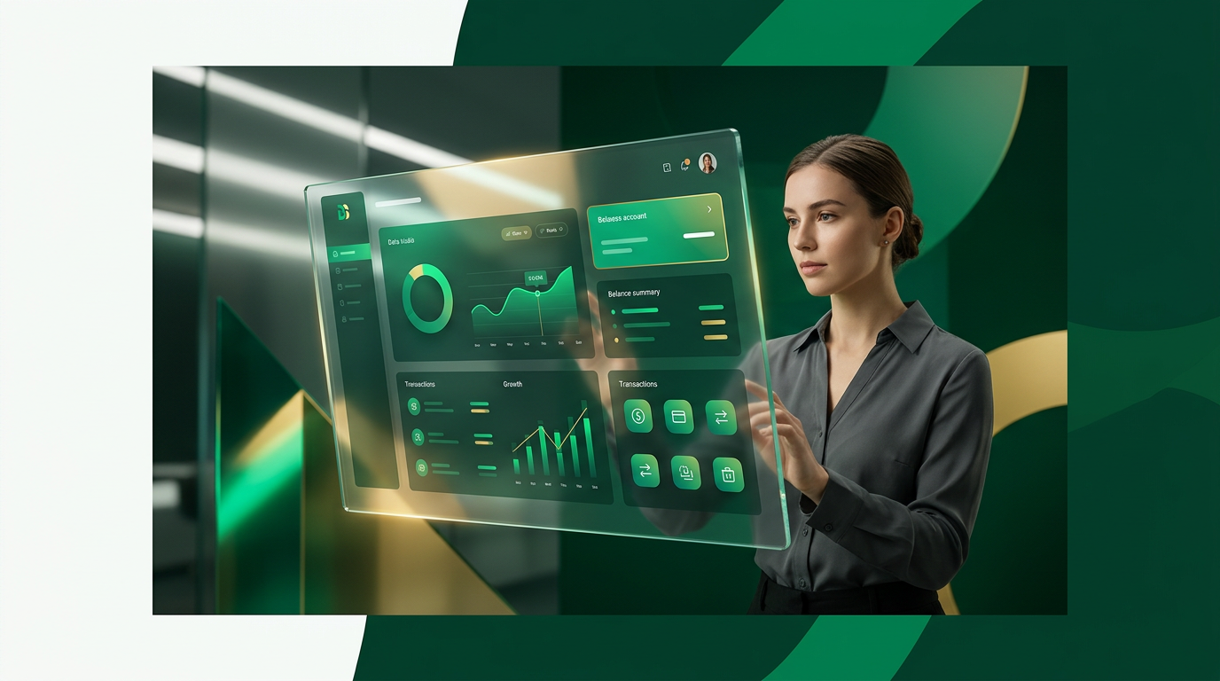 Duas pessoas, CFO e CTO, discutindo relatórios financeiros em um tablet, ilustrando gestão eficiente com conta digital PJ.