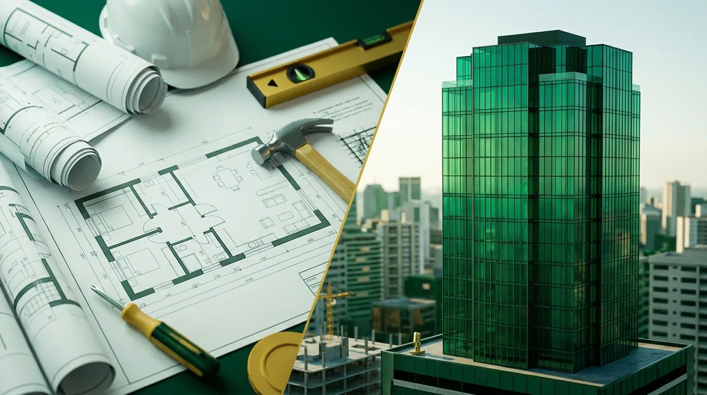 Estrutura de blockchain com blocos conectados e cadeias de dados, simbolizando segurança e tecnologia financeira.